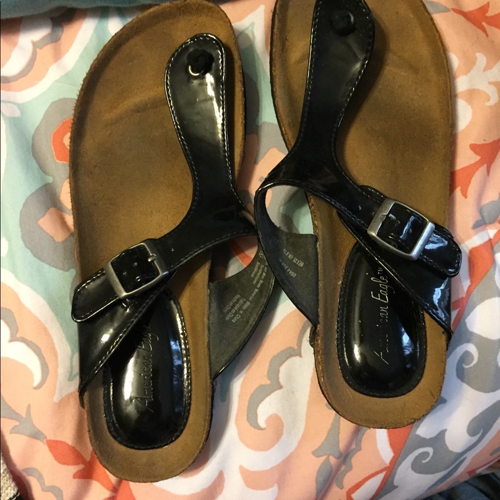 Black sandals